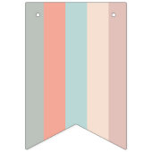 ミュートさ自然れたカラー見本誕生日 バンティングフラッグ (第1の旗)