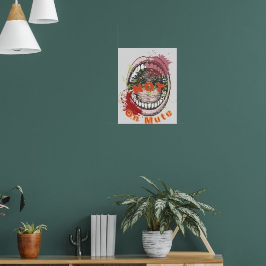 'ミュートなし'ポスター ポスター (リビング1)