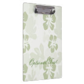 ミュートエレガントセージのハイビスカスパターン クリップボード (右)