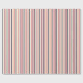 ミュートストライプされたトーン ラッピングペーパー (フラット)