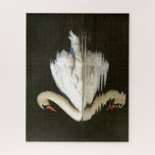 ミュートスワンバードポンドワイルドライフアニマルジグソーパズル ジグソーパズル (縦)