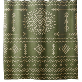 ミュートセージ緑のシャワーカーテン シャワーカーテン