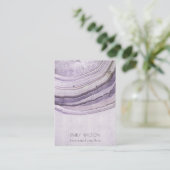 ミュートドモーブゲートネ自然ックレスイヤリングディスプレイ 名刺 (スタンド正面)