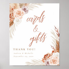 ミュートバラパンパステラコッタボホカード&ギフト ポスター