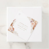 ミュートバラパンパステラコッタボホ結婚の感謝 フェイバータグ (インサイチュ)