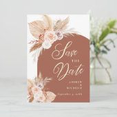 ミュートバラパンパステラコッタボホ結婚写真 セーブザデート (スタンド正面)