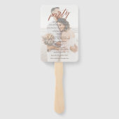 ミュートバラパンパステラコッタボホ結婚式 プログラム ハンドファン (裏面)