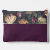 ミュートパーソナライズされたされたトーンのヴィンテージフローラ アクセサリーポーチ (裏面)