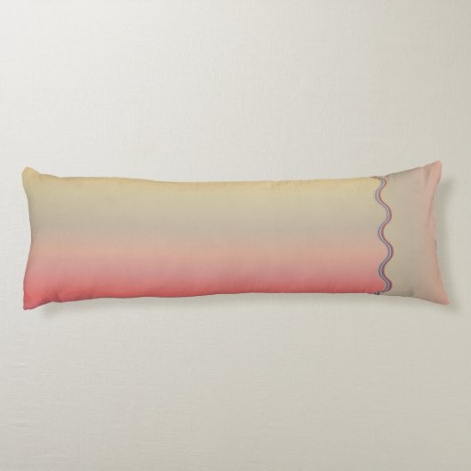 ミュートパーソナライズされたされたニュートラル波の抱き枕 ボディピロー (裏面)