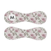 ミュートピンクハイビスカスの花のパターン 野球ボール (パネル)