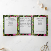 ミュートフローラ4時の5つの記念碑 三つ折り案内状 (内部)