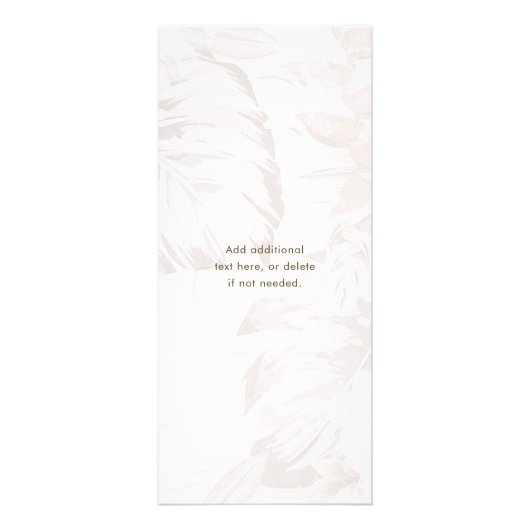 ミュートモダンされたメイブパームズスパとサロン価格表 ラックカード (裏面)