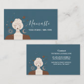 ミュートモダントーンシアルヨガスタジオ 名刺 (正面/裏面)