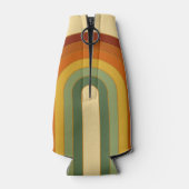 ミュートレトロ70年代Groovy層状レインボー ボトルクーラー (裏面)