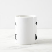 ミュート中の面白い同僚 オンライン会議 コーヒーマグカップ (中央)