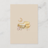 ミュート地球トーンベビー子供部屋おもちゃおむつラッフル エンクロージャーカード (裏面)