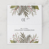 ミュート植物学テーマ結婚ズ プレイスカード (外部開封)