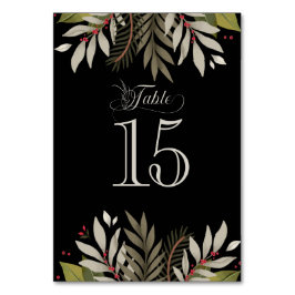 ミュート植物式ウェディングレセプションテーブル番号 テーブルナンバー