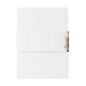 ミュート水彩秋秋の風景結婚ズ 招待状ベリーバンド (裏面例)