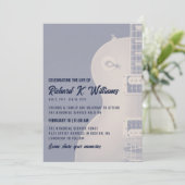 ミュート石板トーン祝ギターのライフ 招待状 (スタンド正面)