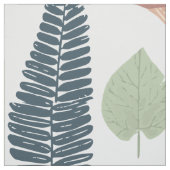 ミュート紅葉の木目の葉のパターン ファブリック (見本)