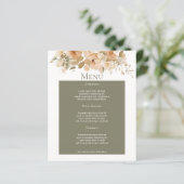 ミュート緑の桃の花パーソナライズされたのメ結婚ニュー (スタンド正面)