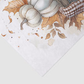 ミュート色の秋をテーマにした本とカボチャ 薄葉紙 (詳細)