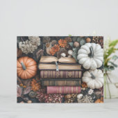 ミュート色の秋カボチャのスクラップブック紙 (スタンド正面)