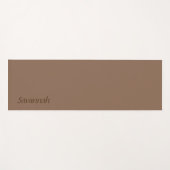 ミュート茶色のヨガマット ヨガマット (正面(横))