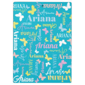 ミュート虹の蝶名前をカスタムするアリアナアクア クリップボード (裏面)