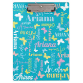 ミュート虹の蝶名前をカスタムするアリアナアクア クリップボード (正面)