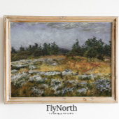 ミュート風景プリントアンティークビレッジウォーター色 ポスター