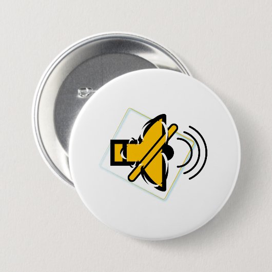 ミュート 缶バッジ (正面&裏面)