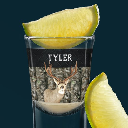ミュールディアー迷彩柄名クール狩りバック〔雄ジカの〕枝角 ショットグラス