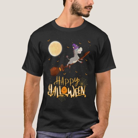 ミュールライドウィッチショットガンミュールハロウィーン Tシャツ (正面)
