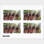 ミューレ日 長方形シール (シート)