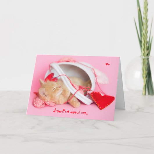 ミュー子猫の夢を見ながら シーズンカード (正面)