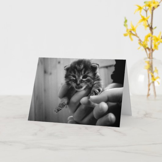 ミュー考えの! カード (黄色い花)