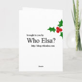 ミュー・イ・クリスマス シーズンカード (裏面)