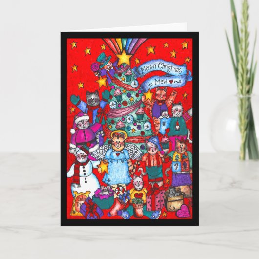 ミュー・カードへのミュー・クリスマス カード (正面)