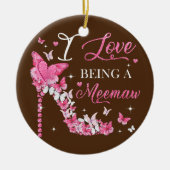 ミュー・ヒール・ハイヒール・チョウの母 セラミックオーナメント (正面)