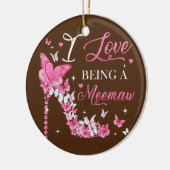 ミュー・ヒール・ハイヒール・チョウの母 セラミックオーナメント (左)