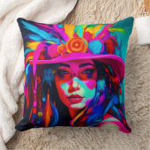 ミュ鮮やかー クッション (ブランケット)