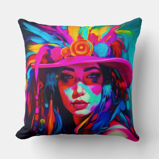 ミュ鮮やかー クッション (正面)