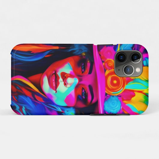 ミュ鮮やかー Case-Mate iPhoneケース (裏面(横))