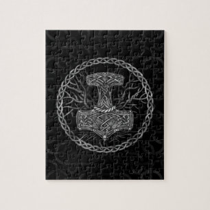 ミョルニール-生命のトールと木のハンマー ジグソーパズル