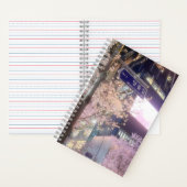 ミョンクルギル夜景：さくらんぼの花と光 ノートブック (内側)