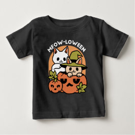 ミョーウィーン – フェスティバルハロウィーンキャットデザイン ベビーTシャツ