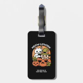 ミョーウィーン – フェスティバルハロウィーンキャットデザイン ラゲッジタグ (裏面縦)