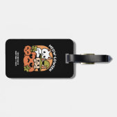 ミョーウィーン – フェスティバルハロウィーンキャットデザイン ラゲッジタグ (裏面横)